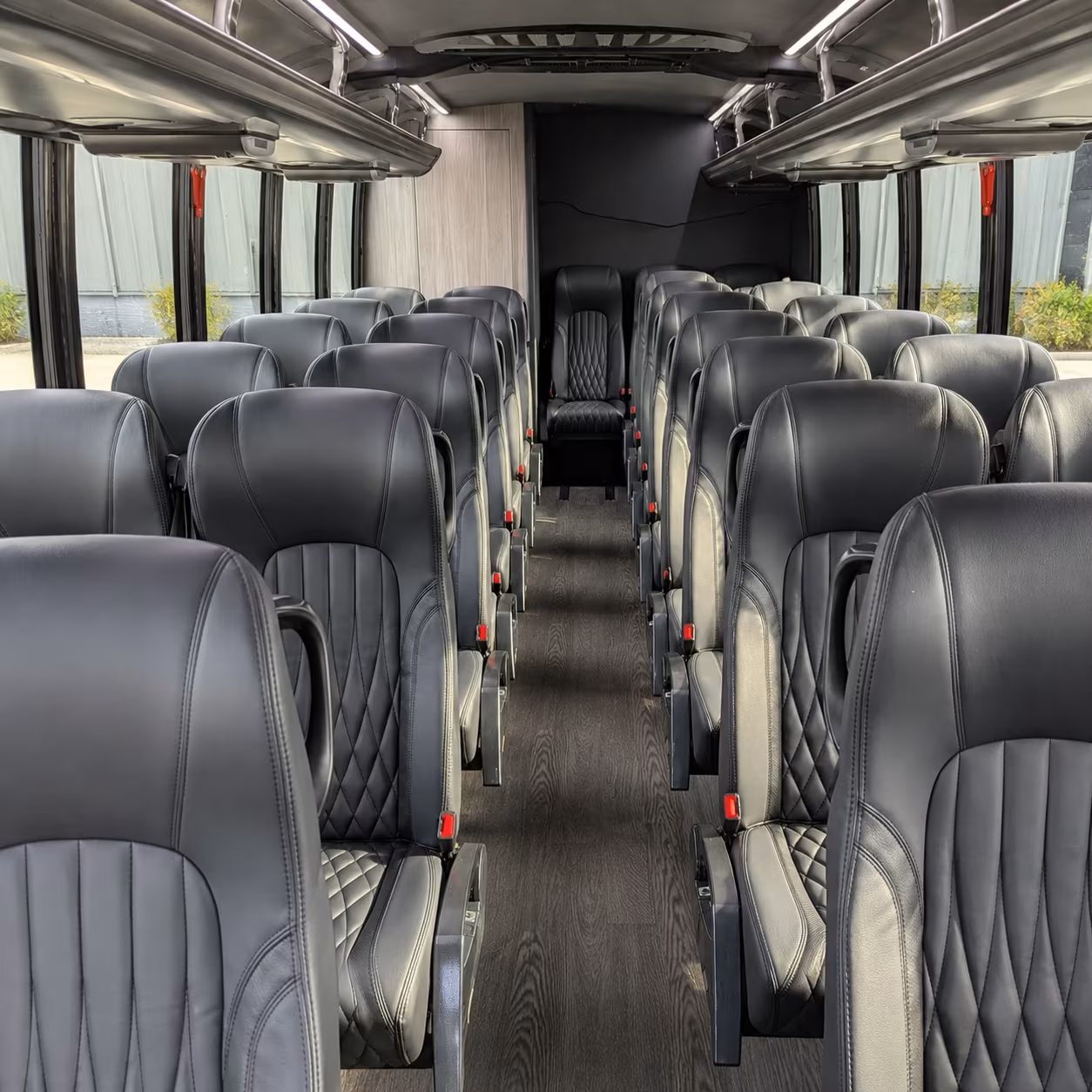 28 passenger minibus interior