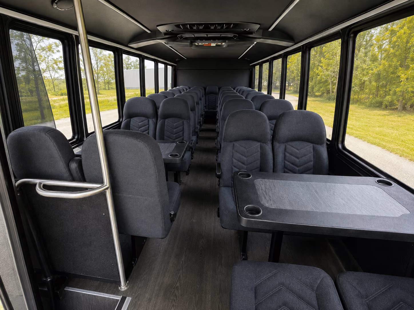 philadelphia 18 passenger minibus inside