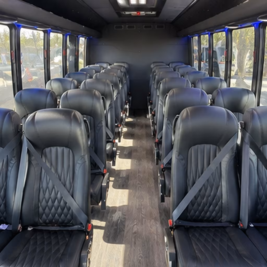 philadelphia 25 passenger minibus inside