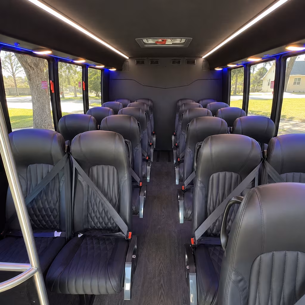 philadelphia 30 passenger minibus inside