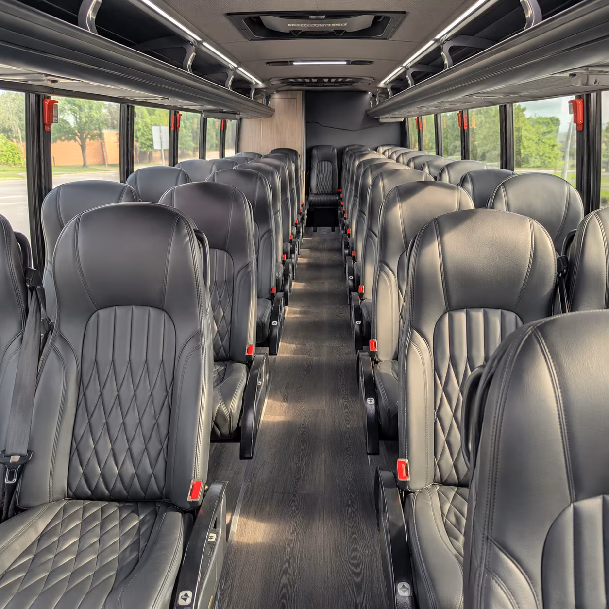 philadelphia 35 passenger minibus inside
