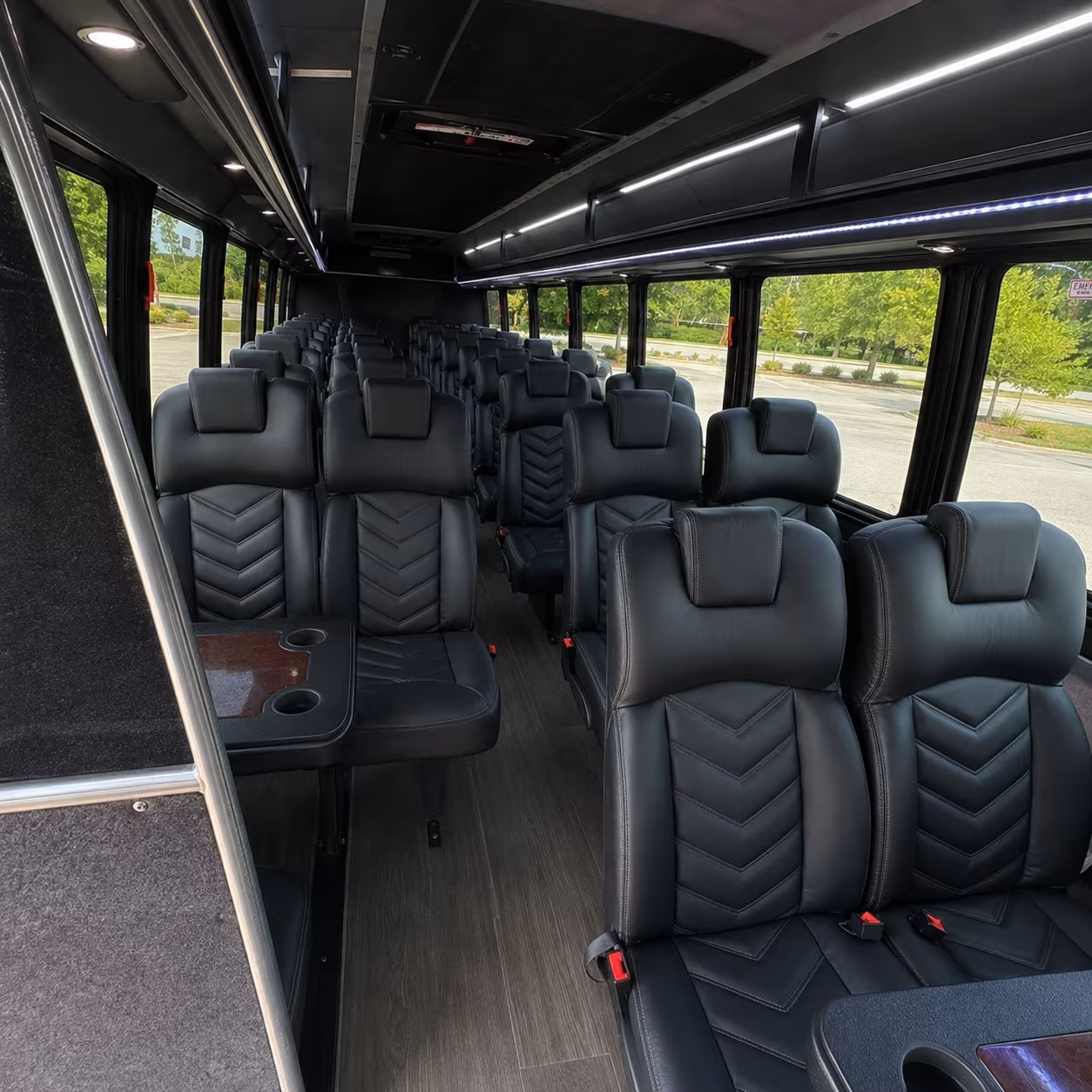philadelphia 35 passenger minibus interior