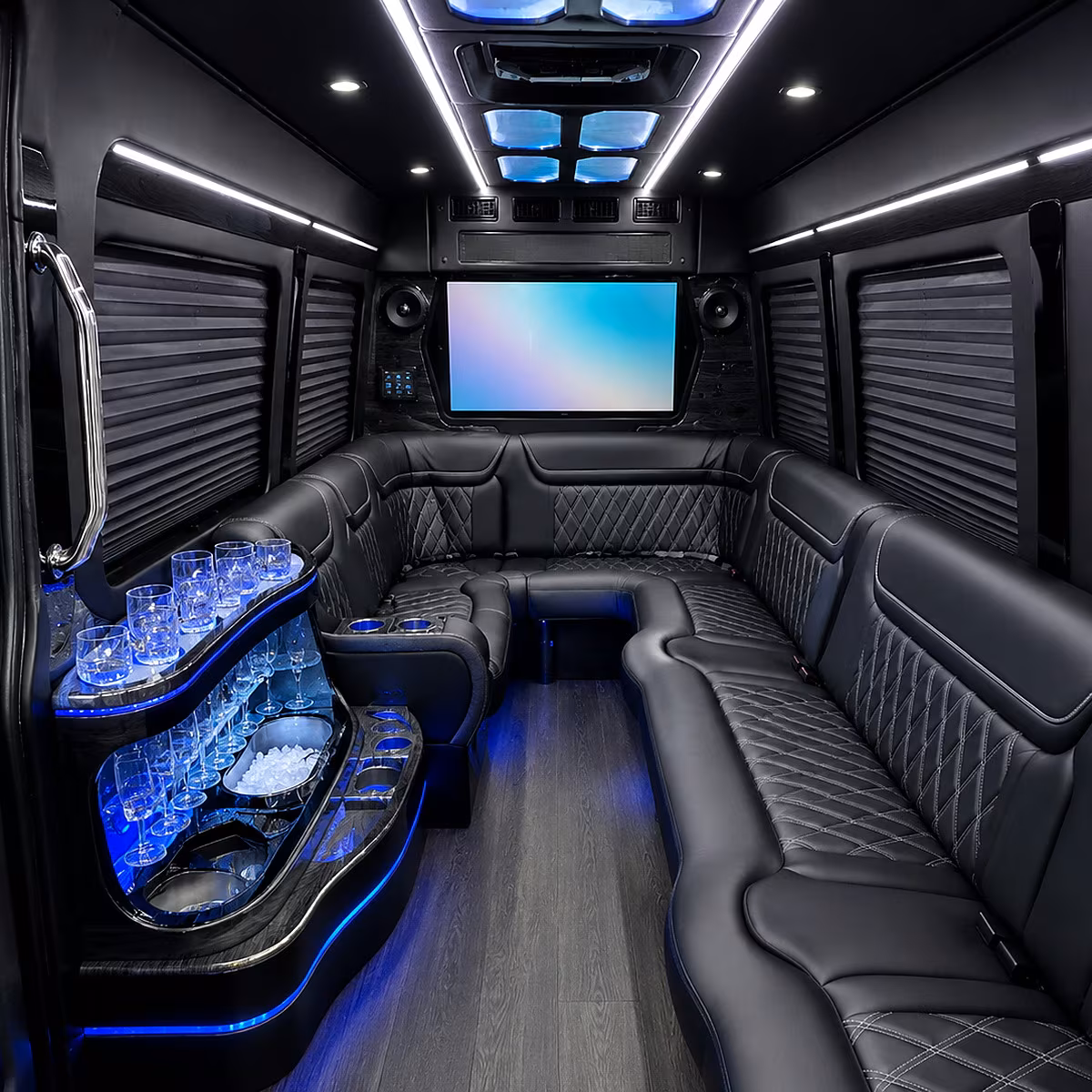 philadelphia party bus interior