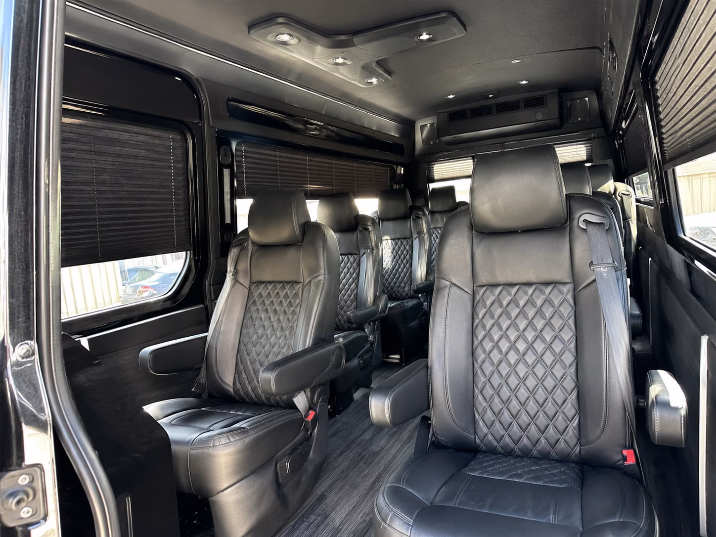 philadelphia sprinter van with driver inside